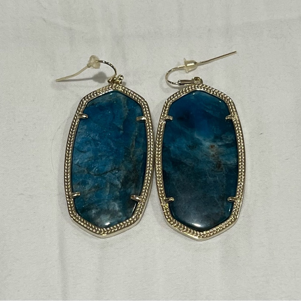 Kendra Scott Teal Danielle Earrings